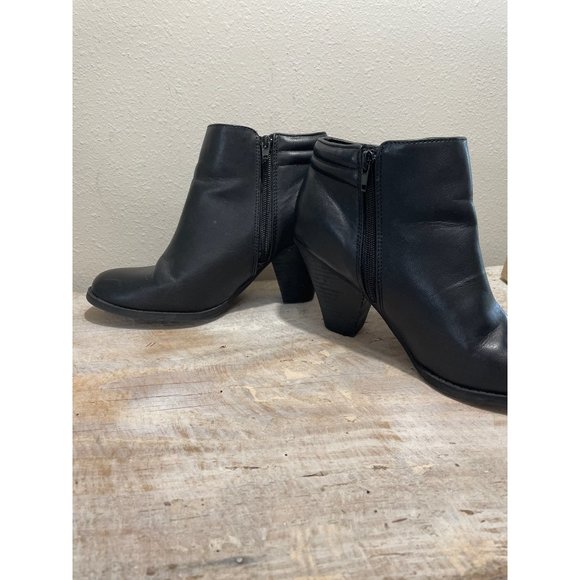 MIA Women's Size 9M Black LUCE Side‎ Zip Ankle Booties GG884A - Picture 6 of 9